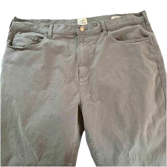 Flint and Tinder Men’s Gray Chino Pants Size 40x30 (Fit 40x30.5) Tapered Fit - Picture 5 of 15